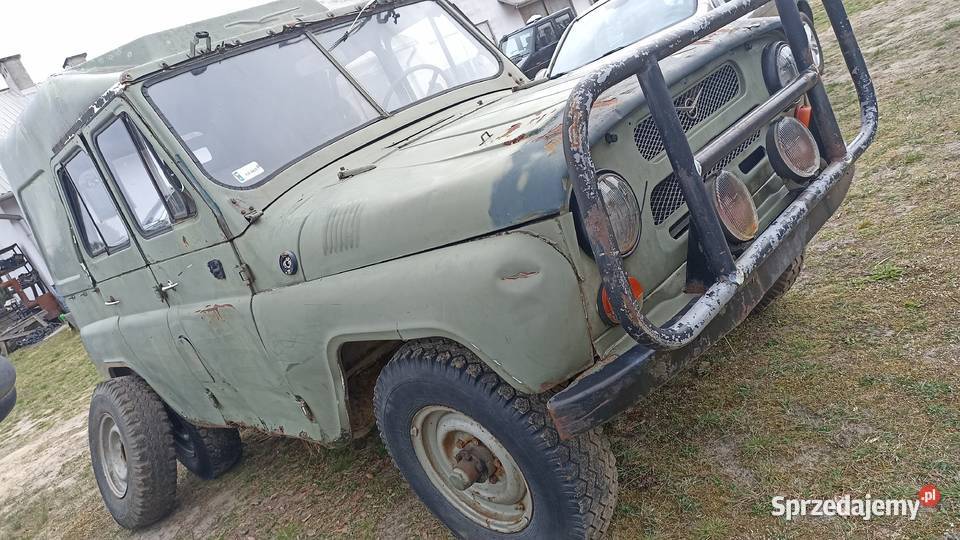 UAZ 469 benzyna Oryginał Kompletny całość części Sieniawa
