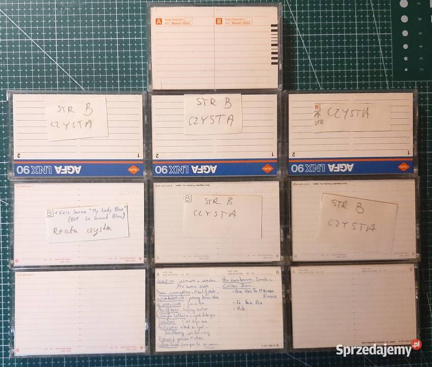 Kasety magnetofonowe SONY AGFAScotch nowe zestaw pomorskie Gdynia