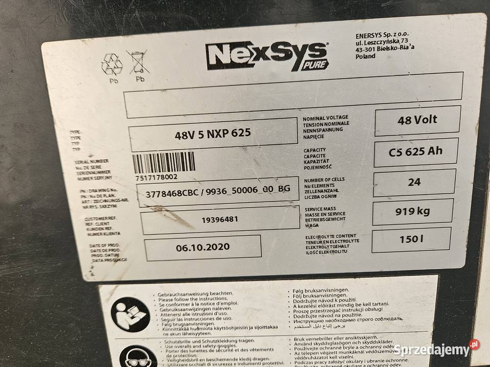 Elektryczny wózek czołowy Clark GTX20s