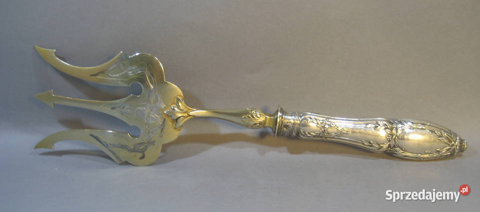 Srebrny Widelec Stolowy Minerwa Warszawa