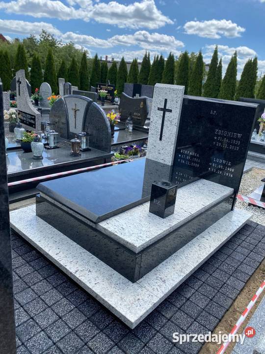 GRANITOWE NAGROBKI POMNIKI MONTAŻ PRODUKCJA Krotoszyn