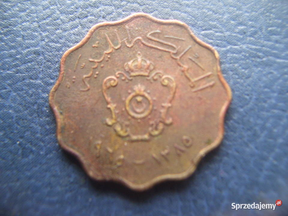 Stare monety 5 milimów 1965 Libia