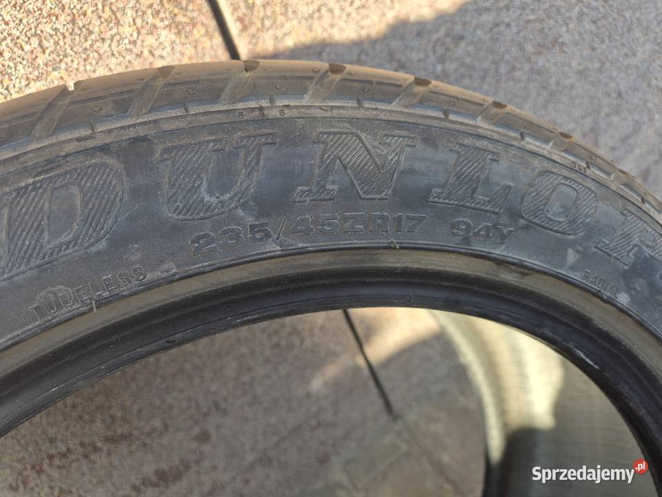 bmw e39 nowa opona z zapasu 2354517 dunlop zachodniopomorskie Goleniów sprzedam