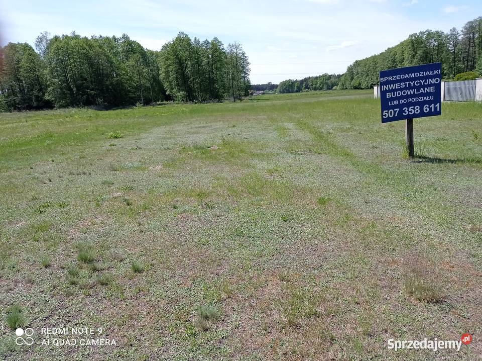 Sprzedam działkę Sprzedaż mazowieckie Sanniki