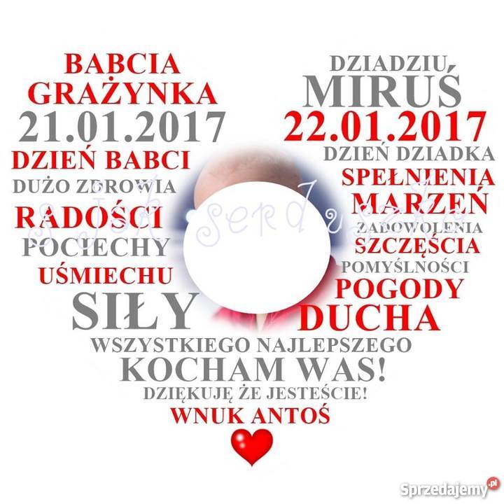 Spersonalizowane plakaty na DZIEŃ DZIADKA i Ozimek