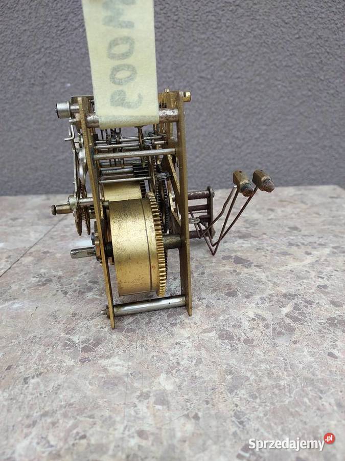 M009 Mechanizm starego zegara ściennego Junghans Antyki Tczew