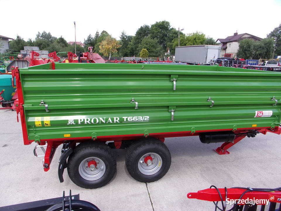 NOWA Przyczepa TANDEM paletowa T6632 PRONAR 7ton Opoczno