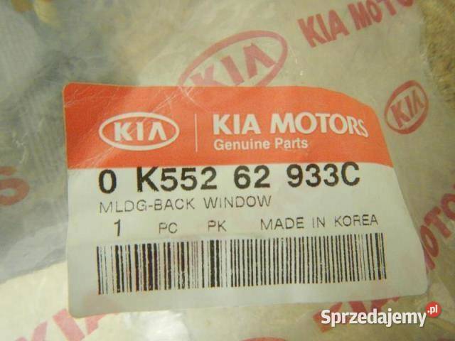 USZCZELKA SZYBY KLAPY TYŁ KIA CARNIVAL 9905 ORYG lubelskie