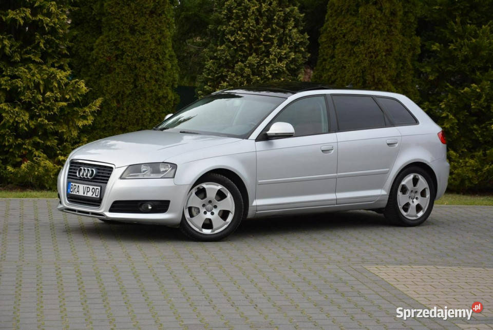 Audi A3 Lift DSG Panorama Skóry Duża Navi DRL światła przeciwmgielne A3 Ostrów Mazowiecka