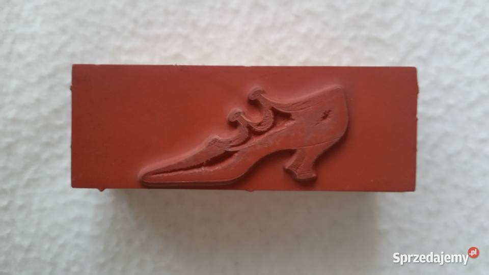 Drewniany stempel DAMSKI BUCIK RETRO Puławy