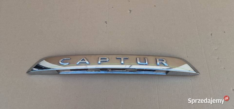 RENAULT CAPTUR LISTWA CHROM LOGO KLAPY BAGAŻNIKA