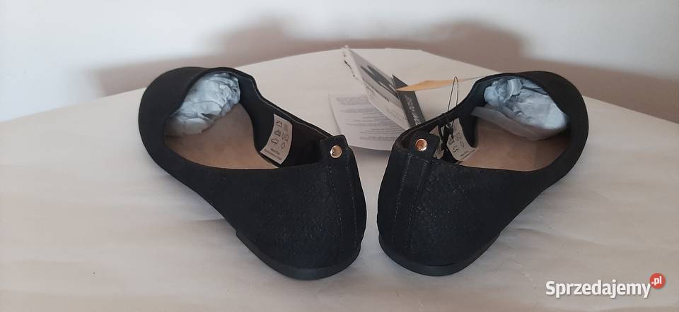 Baleriny damskie ladies ballerinas czarny Pruszków