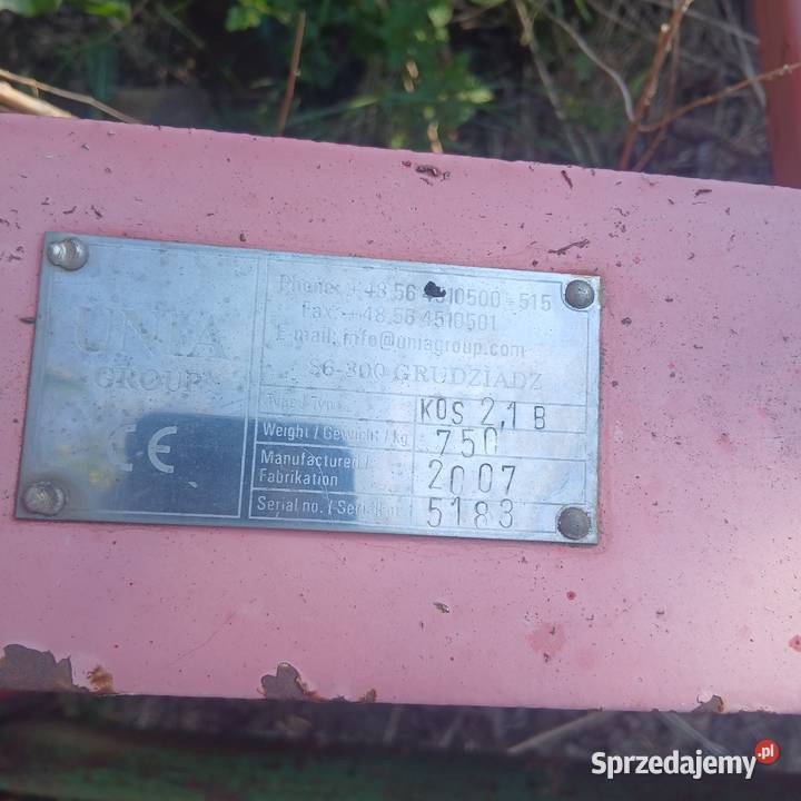 Agregat scierniskowy unia kos 5 lap na