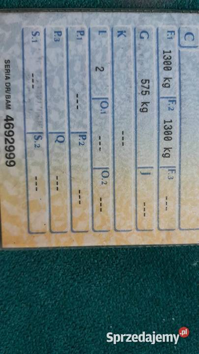 przyczepka do przewozu koni brenderup 2 osie Lubiatów