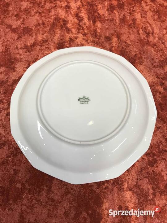 Polmisek patera okragla Rosenthal Maria Biala świętokrzyskie Kielce