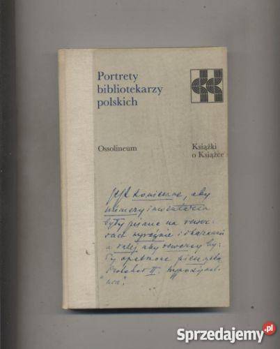 Portrety bibliotekarzy polskich Szczecin sprzedam