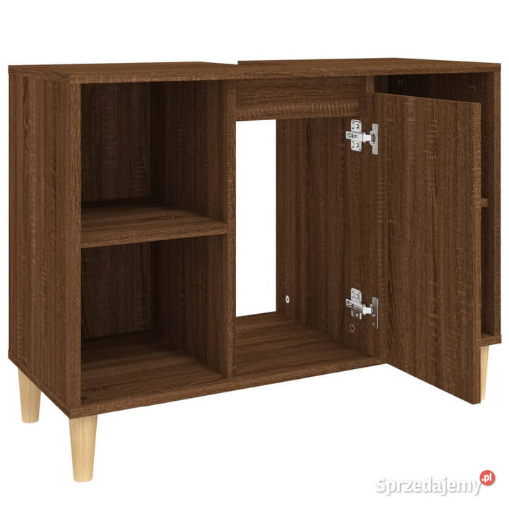 Szafka pod umywalkę brązowy dąb 80x33x60 Łazienkowe Warszawa