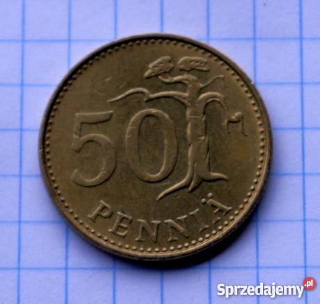 50 PENNIA 1981 FINLANDIA Numizmatyka Parczew