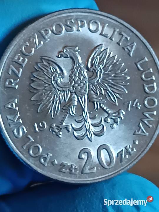 Sprzedam trzecie 20 zl 1974 r Nowotko Mały Orzeł lubelskie Chełm