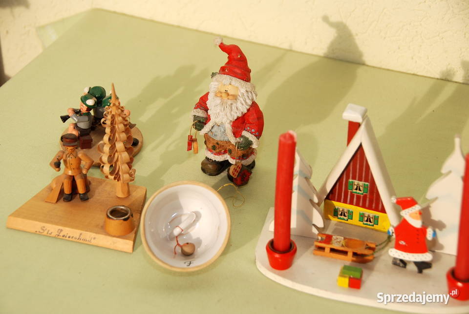 zestaw figurki bożonarodzeniowe ceramiczne Kalinowo