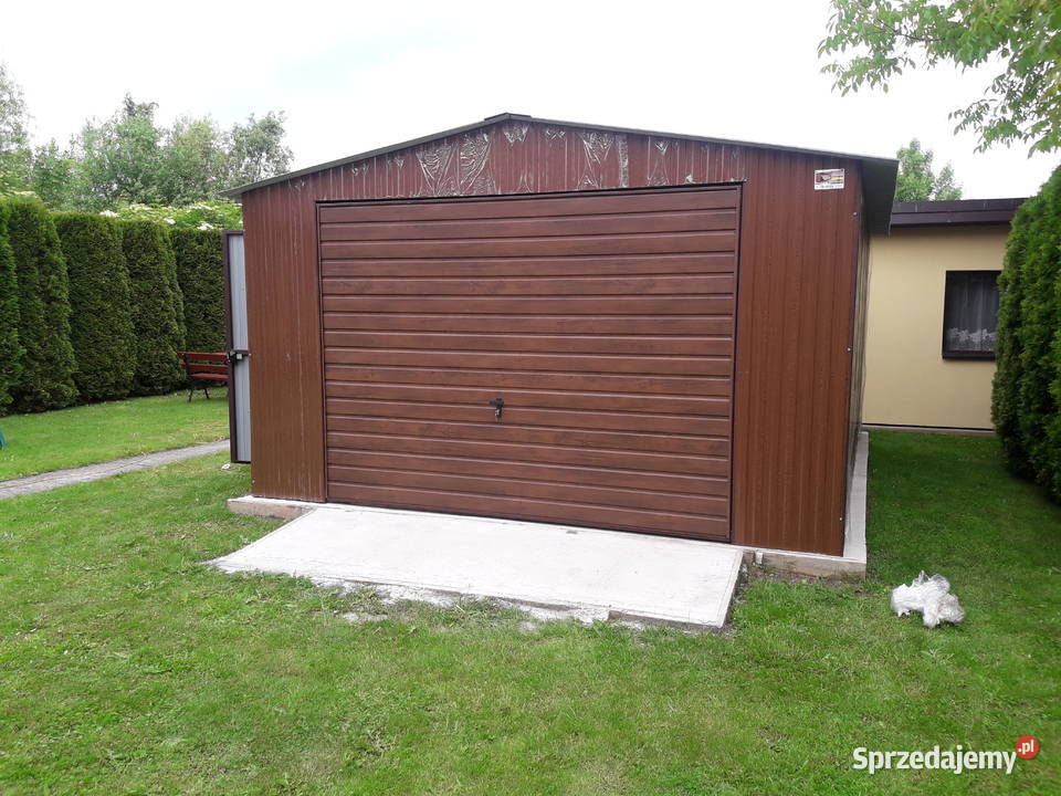 Garaż Blaszany Schowek ogrodowy Magazyn Domowy łódzkie Jeżów sprzedam