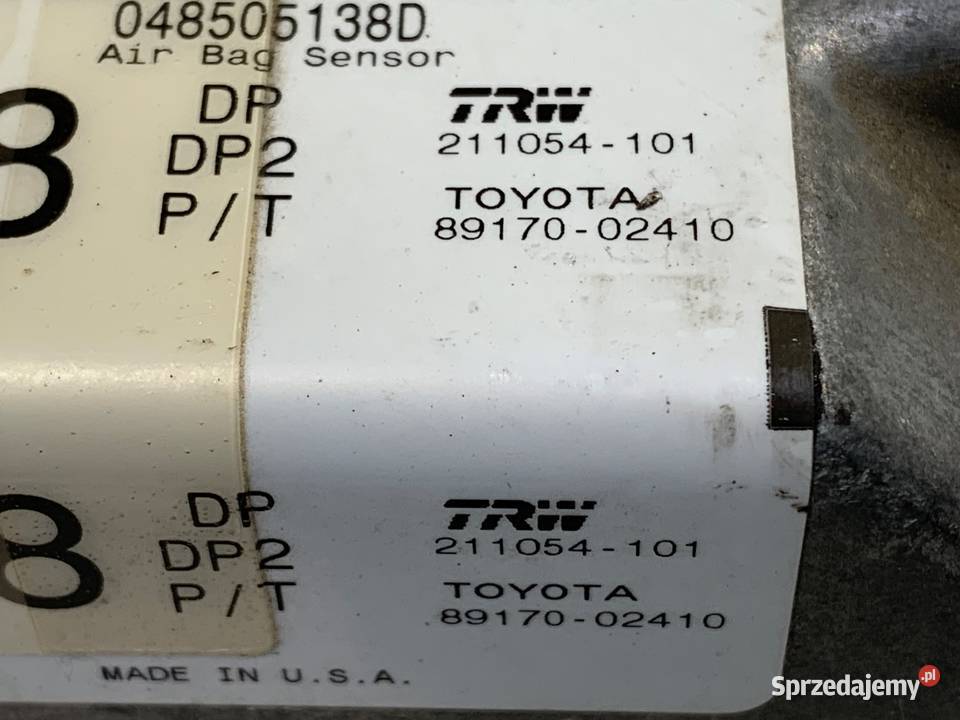 SENSOR AIRBAG TOYOTA COROLLA E12 8917002410 0107 osobowe sprzedam