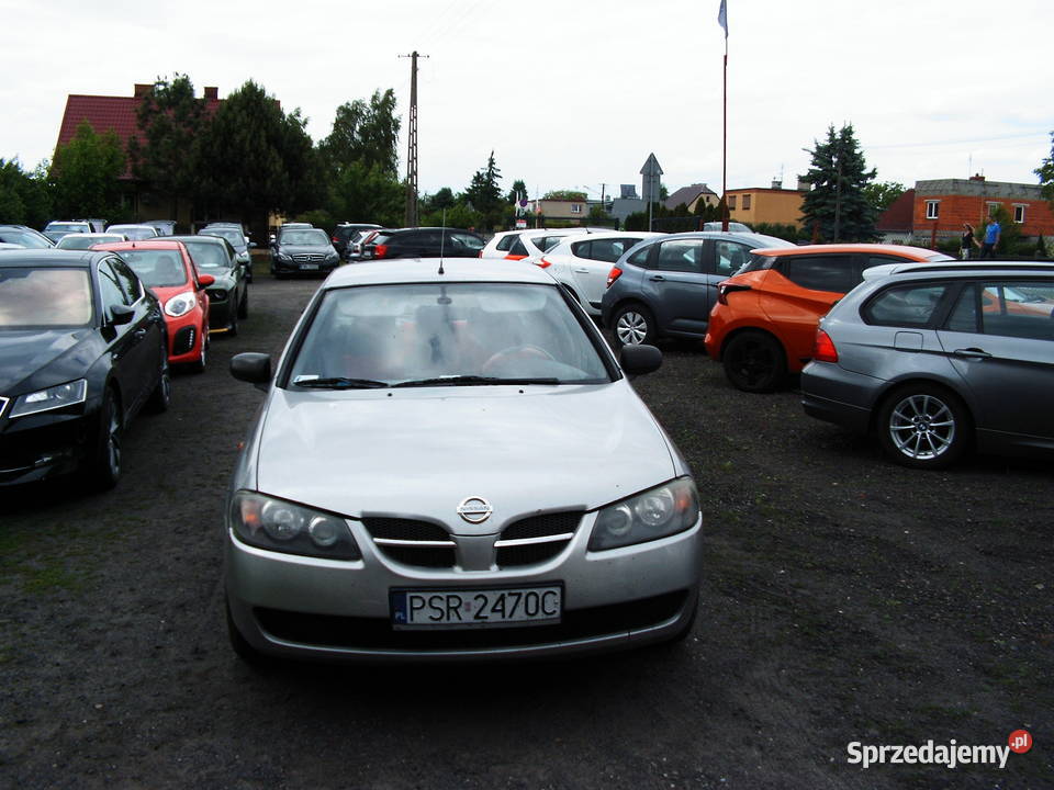 Nissan Almera 18 etylina Gaz 2004 r czujnik parkowania wielkopolskie Września sprzedam