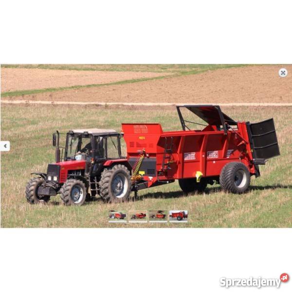 Rozrzutnik obornika jednoosiowy MetalFach