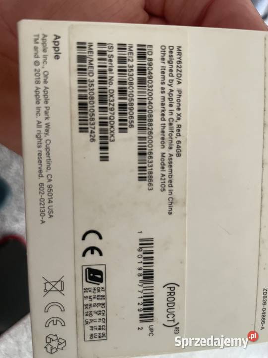 Zestaw Iphone XR iWatch Pieszyce sprzedam