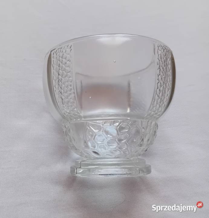 Pucharek art deco huta Hortensja Koźminek