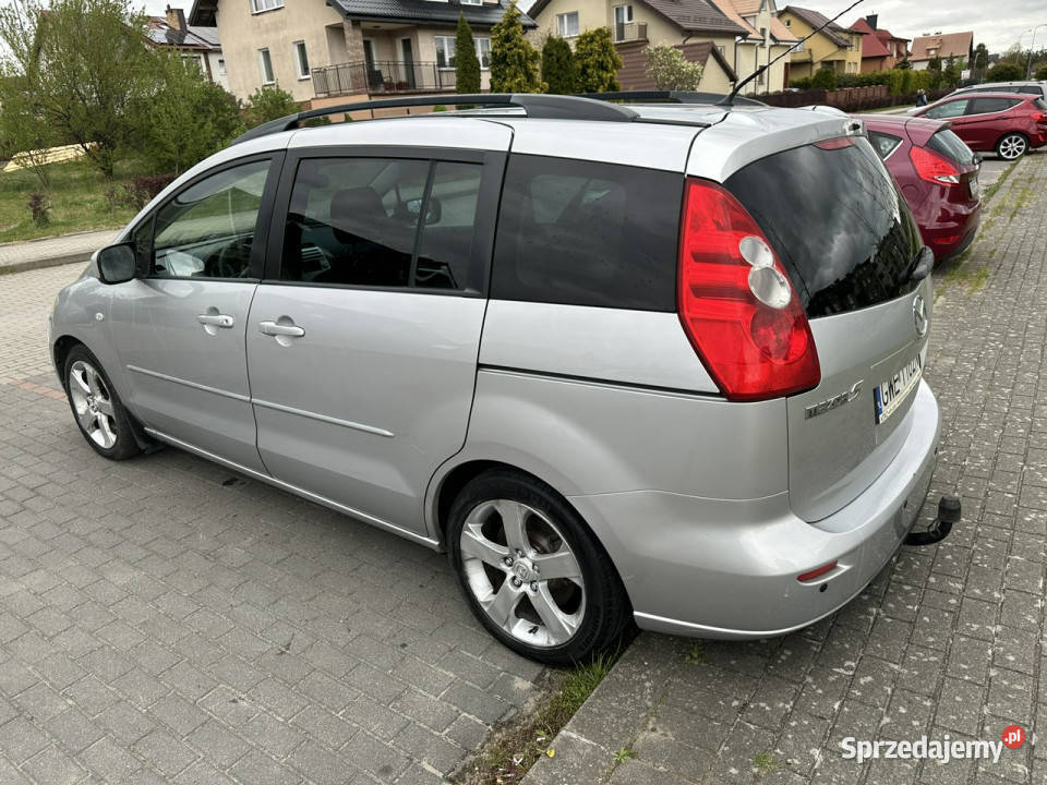Mazda 5 7 miejsc klimatronik tempomat hak mocny srebrny Wejherowo