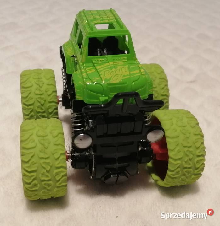 Monster Truck zielony Napęd Friction Zabawka