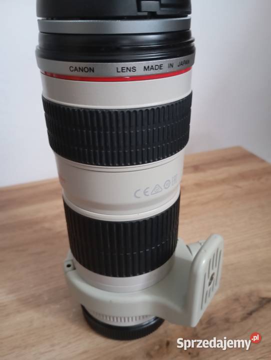 Obiektyw Canon EF 70200 F4L USM dodatki śląskie