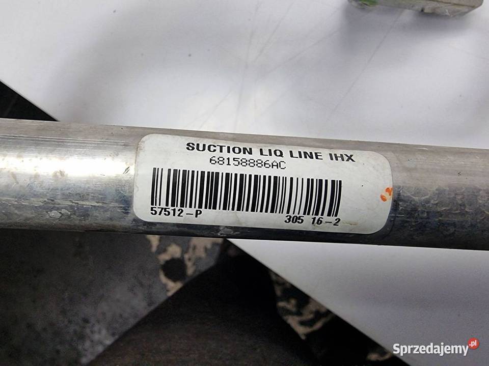 PRZEWÓD KLIMATYZACJI DODGE CHARGER 68158886AC osobowe Pozostałe Lipno sprzedam