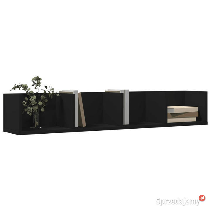 Szafki wiszące 2 czarne 99x18x165 WM840446 mazowieckie Warszawa