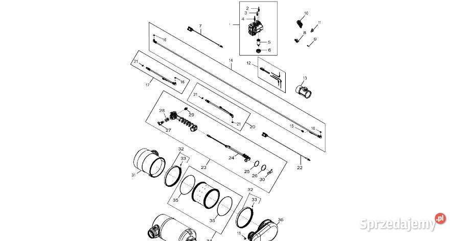 John Deere 9470RX Zawór elektromagnetyczny Pozostałe Jastrzębniki