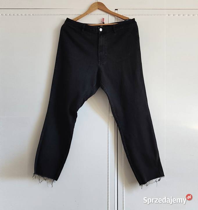 Spodnie jeansy HM 36 czarne dżinsy 3XL skinny zachodniopomorskie Szczecin sprzedam