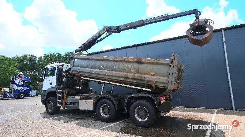 Wywrotka 6x6 z dzwigiem bordmatic Man Tgs 10518cm3 Warszawa