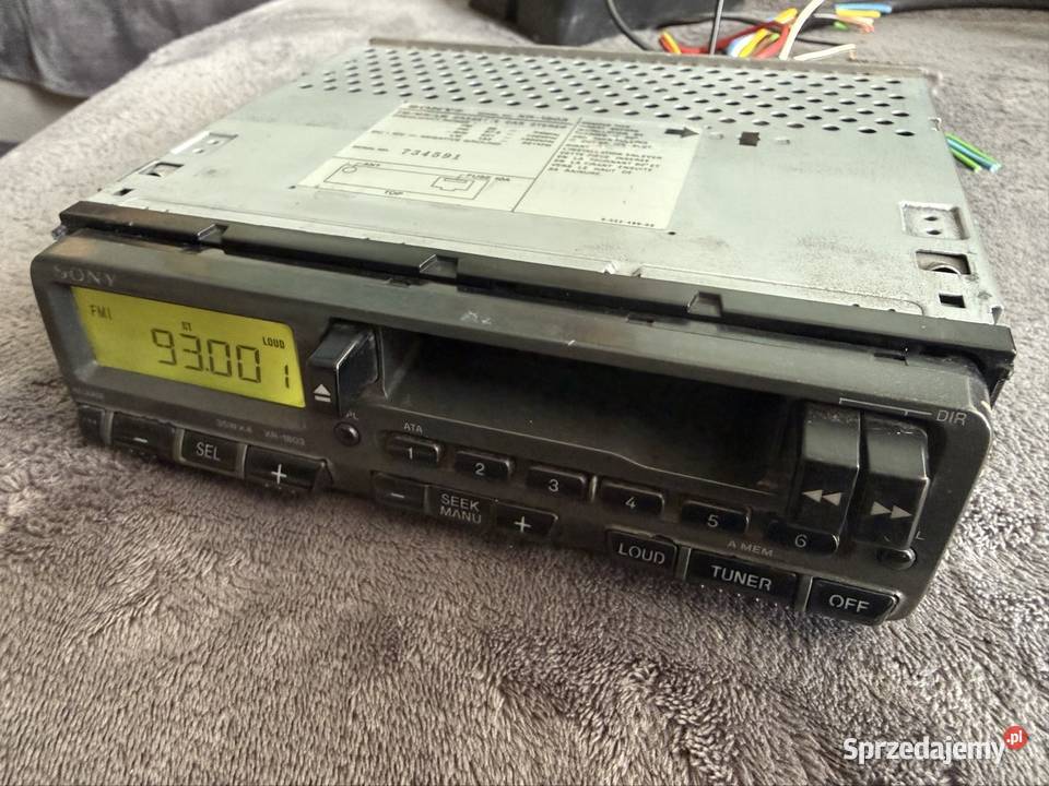 Radiodtwarzacz samochodowy na kasety SONY XR1803 Sosnowiec