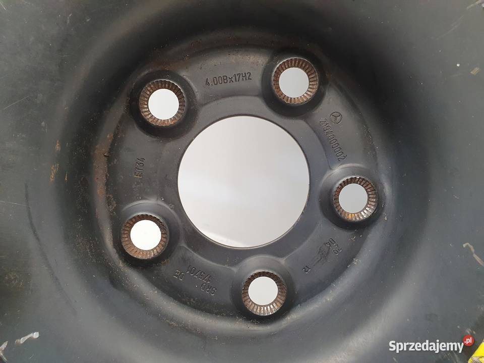 KOŁO DOJAZDOWE Mercedes W211 C219 15570 R17 Chełm
