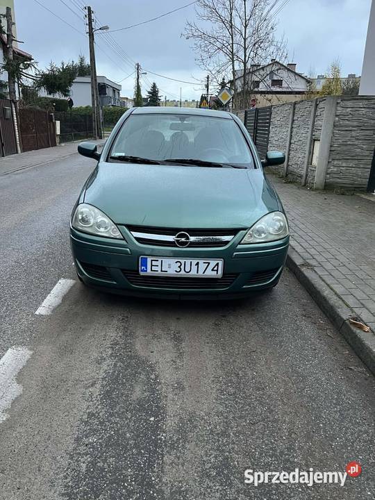 OPEL CORSA C 12 benzyna 2003 klimatyzacja łódzkie