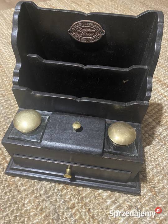 Organizer gazetnik drewniany indyjski stary Gorlice