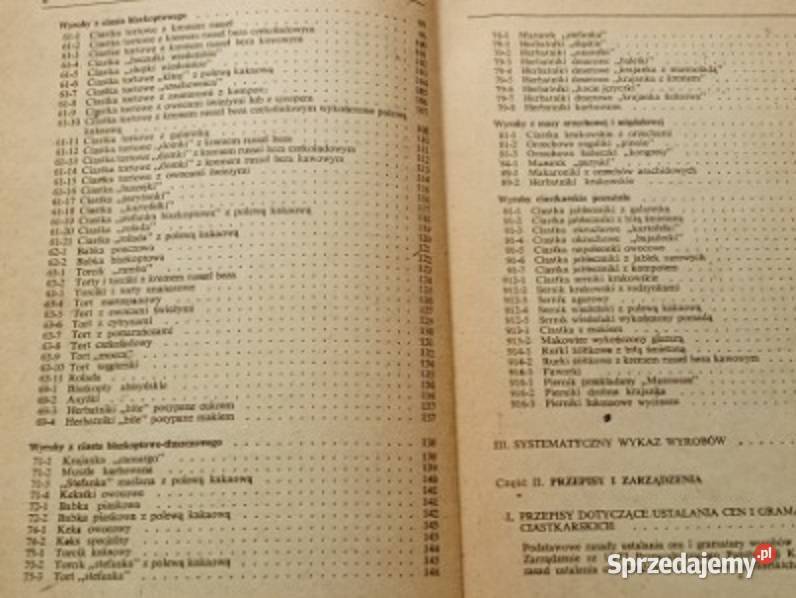 Receptury i przepisy ciastkarskie Lipińska Poradniki, albumy i reportaże łódzkie