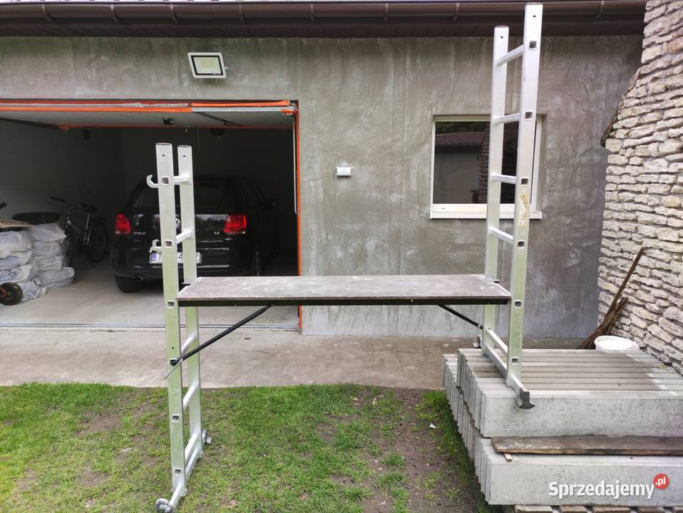 Rusztowaniepodest roboczyaluminiowy 2x6 stopni