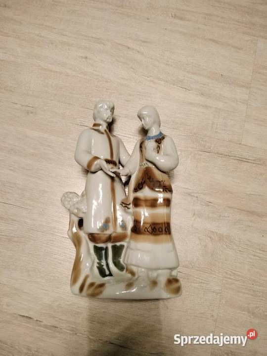 Figura porcelanowa Ukraina kozak i panna