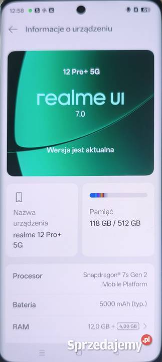 Smartfon realme 12 pro 5g Lubań