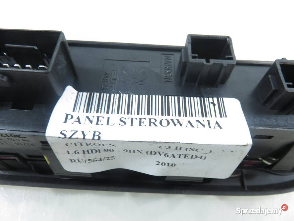 PANEL SZYB CITROEN C3 II SC 96652236XT sprzedam