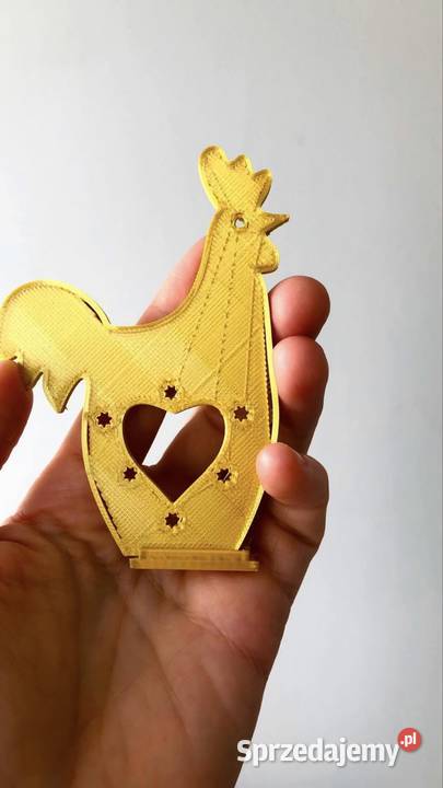 Kogucik na stojaku Wielkanoc inny kolor wielkopolskie Kłodawa