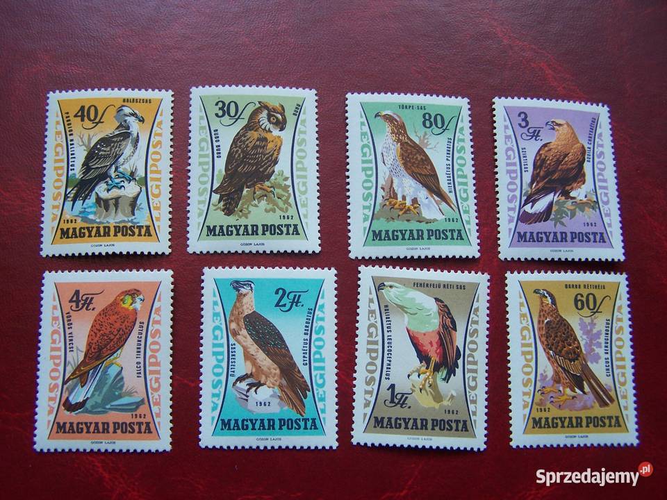 Węgry 1962 MNH Fauna Ptaki Drapieżne Tychy