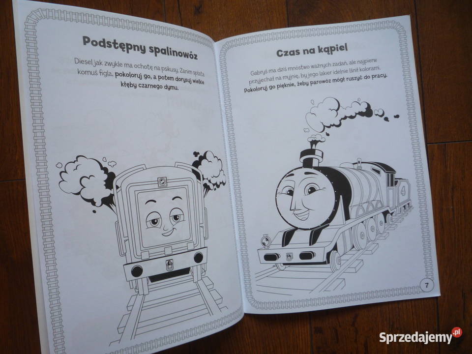 Tomek i przyjaciele Kolorowanka i zadanka Szczecin